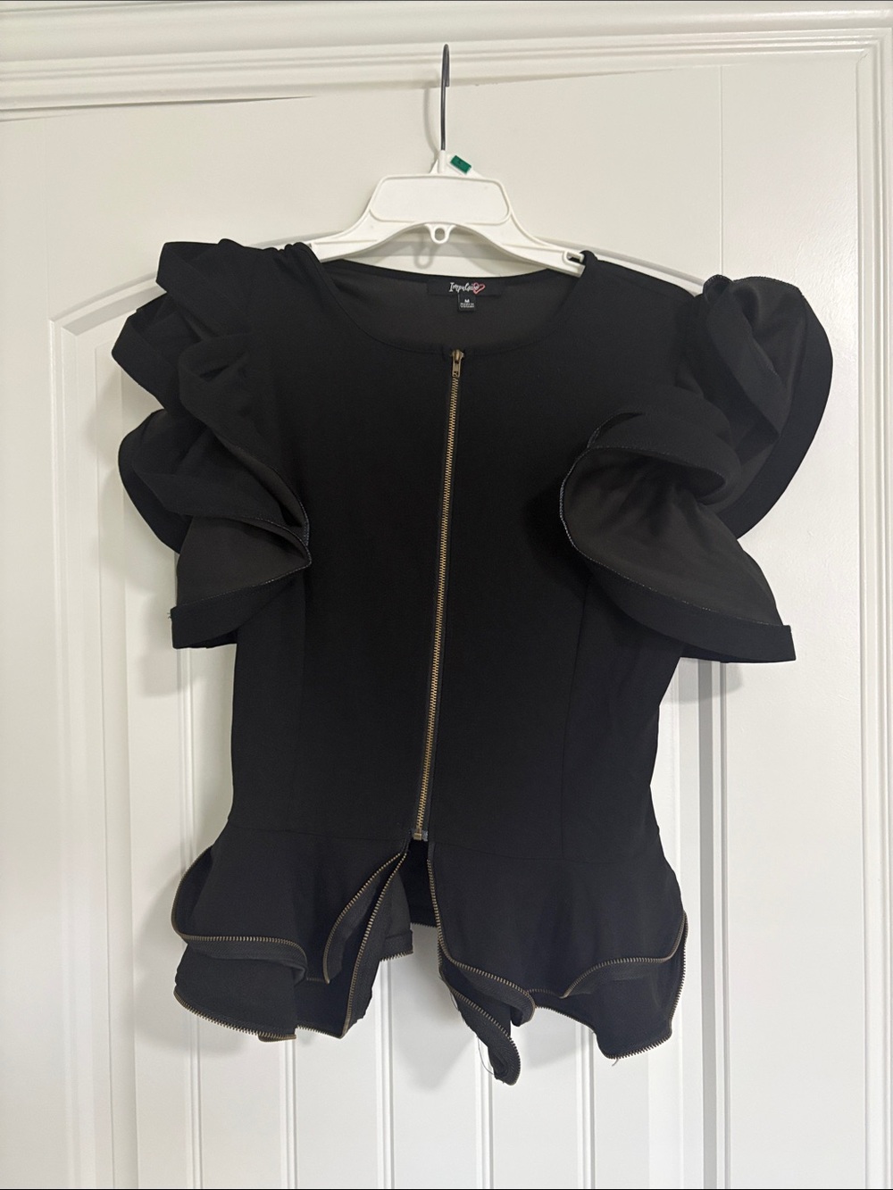 Impulsive Black Dressy Top